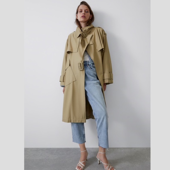 Zara Jackets & Blazers - NWT Zara contrast oversized trench coat
